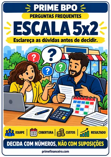 Capa de Perguntas Frequentes Escala 5x2
